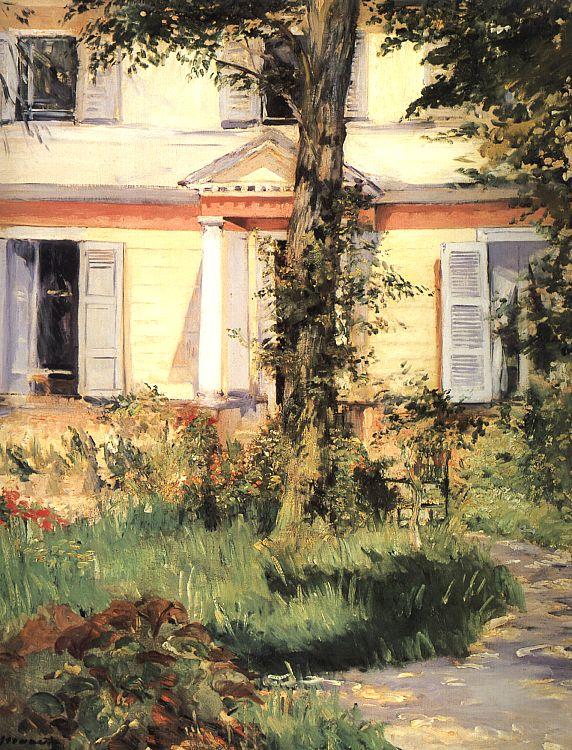 Edouard Manet The House at Rueil oil painting image